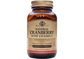 SOLGAR Natural Cranberry with Vitamin C 60caps