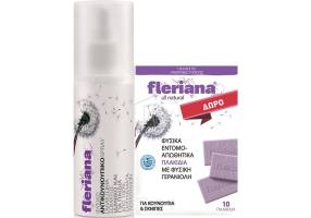 POWER HEALTH Fleriana Spray 100ml&Gift Insect Tiles 10 Pcs