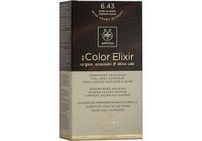 Apivita My Color Elixir Μόνιμη Βαφή Μαλλιών 6.43 Ξανθό Σκούρο Χάλκινο Μελί, 1 τεμάχιο