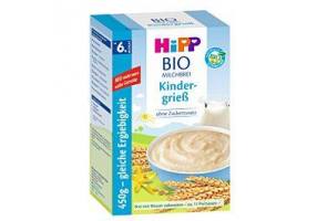 HIPP Φαρίν Λακτέ Κρέμα Δημητριακών με Γάλα & Σιμιγδάλι 450gr