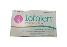Italfarmaco Iofolen Preconception Συμπλήρωμα Διατροφής Για την Εγκυμοσύνη 30caps