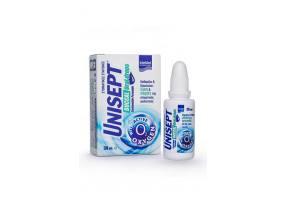 Intermed Unisept Buccal (Oromucosal) Drops, Σταγόνες Στόματος για Καθαρισμό, Επούλωση & Ανακούφιση Ελκών & Πληγών, 30 ml