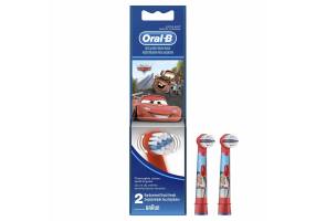 OralB Stages Power Kids Cars Ανταλλακτικά Παιδικής Ηλεκτρικής Οδοντόβουρτσας, 2 τεμάχια