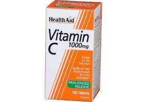 Health Aid Vitamin C 1000mg Prolonged Release 100 herbal capsules