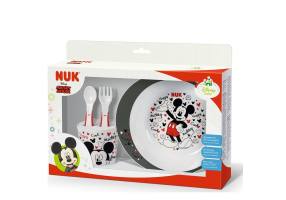 Nuk Σετ Φαγητού Disney Mickey 6m+ Κύπελλο - Πιάτο - Πιρούνι - Κουτάλι