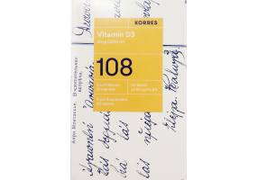 Korres 108 Vitamin D3 2000iu 60 tablets