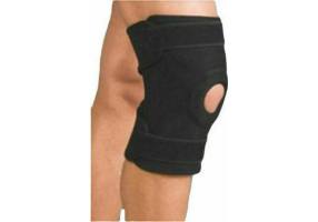 ANATOMIC HELP SIMPLE KNEELESS WITH HOLES - ELASTIC ONE SIZE - 0555 - BLACK