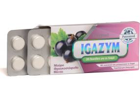 Igazym Original Lozenges that Soften the Neck with Flavor Black Gooseberry Mint 20pcs