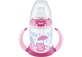 Nuk Educational Baby Bottle with Handles First Choice 6m + Peppa Pig 150ml