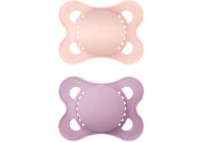 Mam Orthodontic Silicone Pacifiers for 2-6 months Colors of Nature 2pcs