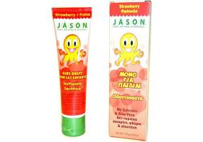 Jason Toothpaste 119gr with Strawberry Flavor for 6m +