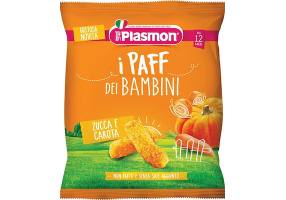 Plasmon Paff με Γεύση Καρότο-Κολοκύθα Χωρίς Ζάχαρη 15gr για 12+ μηνών