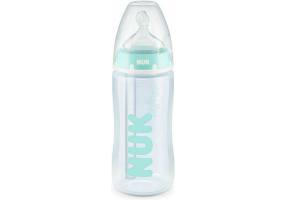 Nuk Plastic Bottle Professional Temperature Control Against Colic with Silicone Nipple 300ml for 0-6 months