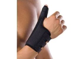 Anatomic Help 0501 Wrist Splint with Thumb in Black Color