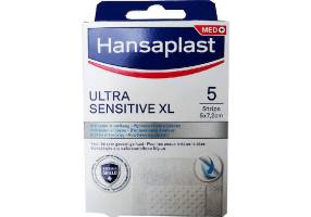 Hansaplast Sterile Adhesive Pads Ultra Sensitive XL 5x7.2cm 5pcs