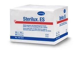 Sterilux ES γάζα αποστειρωμένη  17 κλωστών 8πλή  7,5x7,5cm    25x2τεμ.