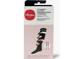 Christou Women's Graduated Compression Socks 18-22mm Hg, 1 pair (CH-018)