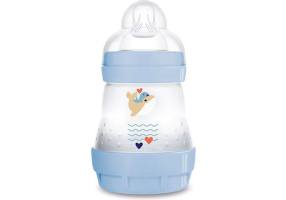 Mam Plastic Easy Start Anti-Colic Baby Bottle with Silicone Nipple 160ml for 0+ months