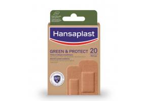 Hansaplast Adhesive Pads Green & Protect 20pcs