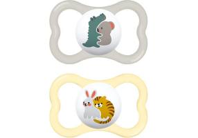 Mam Orthodontic Air Silicone Pacifiers for 16+ months 2pcs