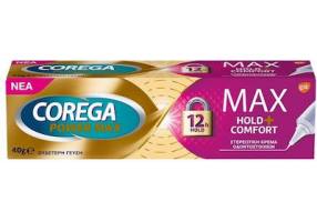 Corega Max Hold+Comfort Στερεωτική Κρέμα Τεχνητής Οδοντοστοιχίας, 40gr