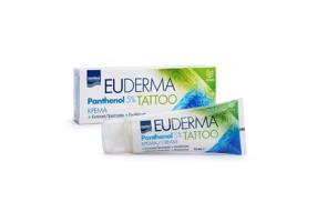 Intermed Euderma Panthenol 5% Tattoo Cream Moisturizing Cream for Regeneration, 75ml