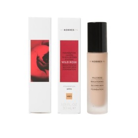 KORRES - Wild Rose Brightening Second Skin Foundation WRF2 | 30ml