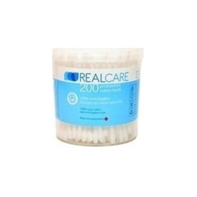 RealCare - Μπατονέτες 100% Αγνό Βαμβάκι | 200τμχ