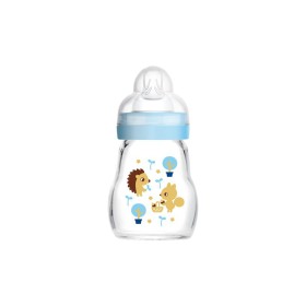 MAM - Feel Good Premium Glass Γυάλινο Μπιμπερό 0m+ Boy (370SB) | 170ml