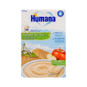 HUMANA - Βρεφική Κρέμα Φαγόπυρο   Μήλο 6m+ | 200gr