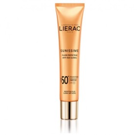 LIERAC - Sunissime BB Fluide Protective Global Anti-Aging Golden Face   Decollete SPF50 | 40ml