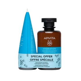 APIVITA - Promo Moisturizing Σαμπουάν με Υαλουρονικό Οξύ   Αλόη  (250ml)   Moisturizing Conditioner με Υαλουρονικό Οξύ   Αλόη  (150ml)