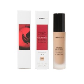 KORRES - Wild Rose Brightening Second Skin Foundation WRF3 | 30ml