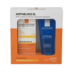 LA ROCHE POSAY - Promo Anthelios XL Fluid Ultra Legere SPF50+(50ml) & ΔΩΡΟ Lipikar Gel Lavant(100ml)