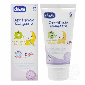 CHICCO - Toothpaste 6m+ με γεύση Μήλο & Μπανάνα | 50ml