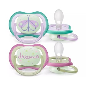 AVENT - Ultra Air Nighttime Πιπίλα 0-6m SCF376/19 Πεταλόυδα | 2τμχ