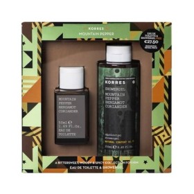 KORRES - PROMO Mountain Pepper / Bergamot / Coriander Eau De Toilette (50ml) & Showergel (250ml)