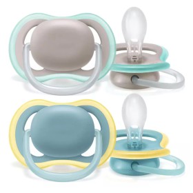 AVENT - Ultra Air Πιπίλα 18m+ SCF349/01 Γκρι-Μπλε | 2τμχ