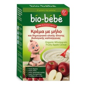 BIO BEBE - Κρέμα με μήλο & δημητριακά ολικής άλεσης | 200gr