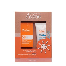 AVENE - Ultra Fluid SPF50 Invsible (50ml) & Reparateur Apres Soleil (50ml)