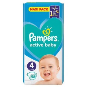 PAMPERS ACTIVE BABY 4 TEM 58, 9-14kg