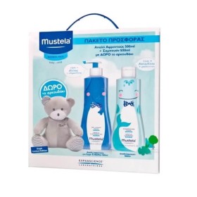 MUSTELA - Limited Edition Gentle Cleansing Gel (500ml) & Gentle Shampoo (500ml) ΔΩΡΟ το Αρκουδάκι