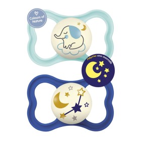 MAM - Air Night Colours of Nature Πιπίλα Σιλικόνης 6-16m Boy (217SB) | 2τμχ