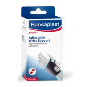 HANSAPLAST - Ρυθμιζόμενο Περικάρπιο Adjustable Wrist Support - One Size | 1τμχ