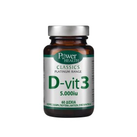 POWER HEALTH - Platinum Range D-vit3 5000iu | 60 caps