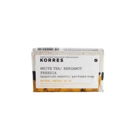 KORRES - Σαπούνι Λευκό White Tea, Bergamot   Freesia | 125gr