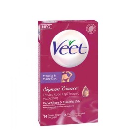 VEET - Suprem Essence Ταινίες Κρύο Κερί  | 14τμχ