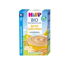 HIPP - Bio Φαρίν Λακτέ Σιμιγδάλι   Μπανάνα 6m+ | 450gr