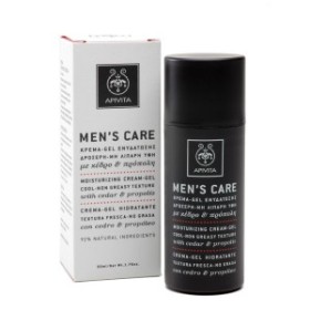 APIVITA - Mens Care Κρέμα - Gel Ενυδάτωσης με Κέδρο   Πρόπολη  | 50ml