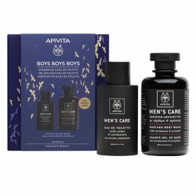 APIVITA - Promo Mens Care Boys Boys Boys Eau De Toilette with Cedar & Cardamon (100ml) & Σαμπουάν-Αφρόλουτρο Mε Κάρδαμο & Πρόπολη (250ml)